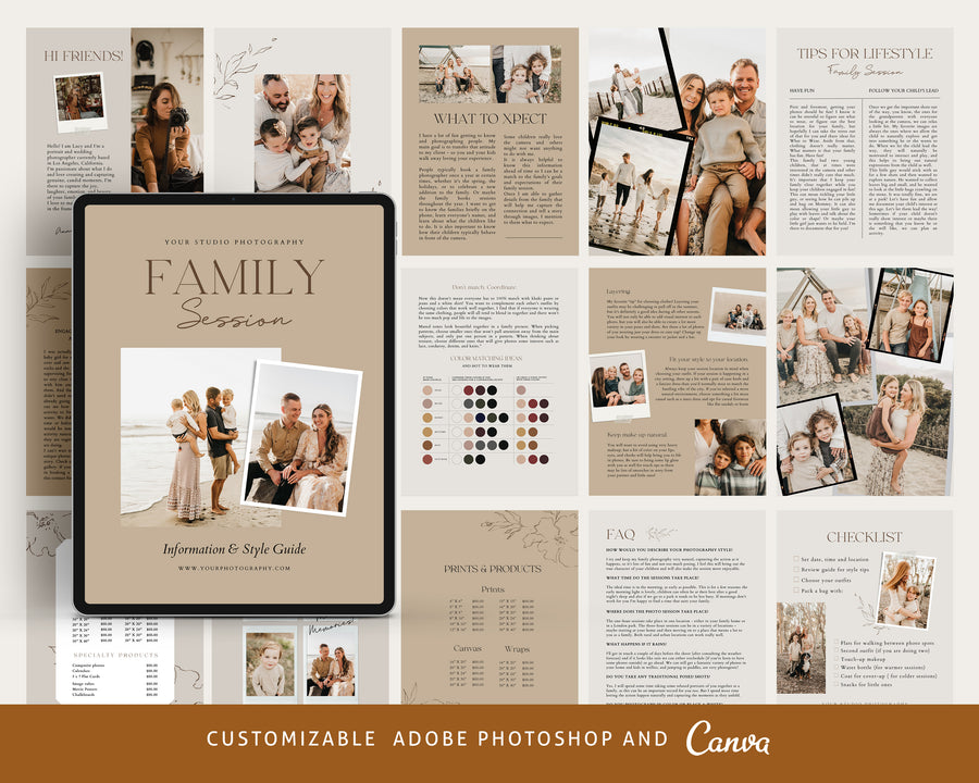 Family Session Information and Style Guide - MG077