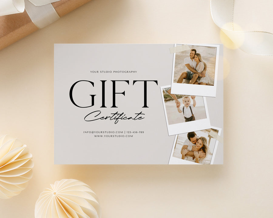Photography Gift Certificate Template - GC141