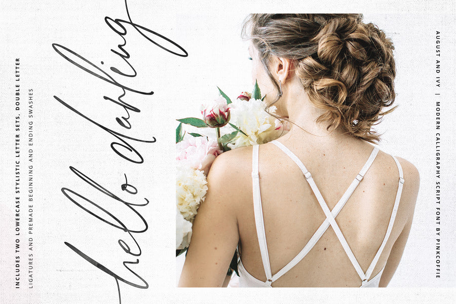 August + Ivy | Modern Chic Script