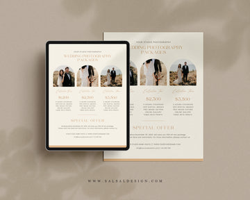 Wedding Photography Pricing Guide Template - PG095