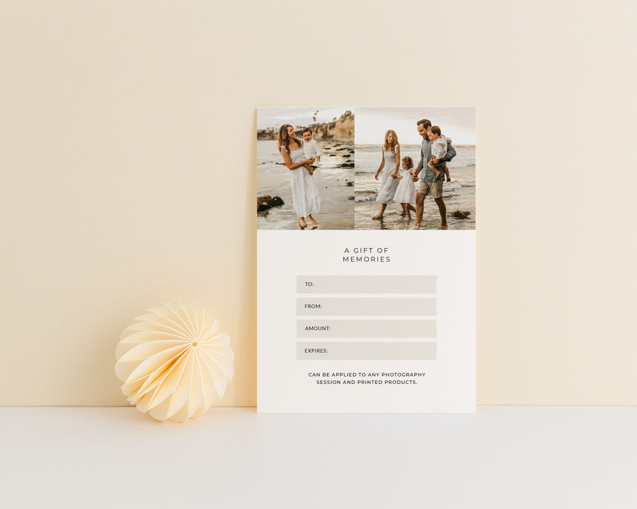 Photography Gift Card - GC133