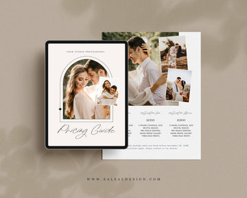 Wedding Photography Pricing Guide Template - PG091