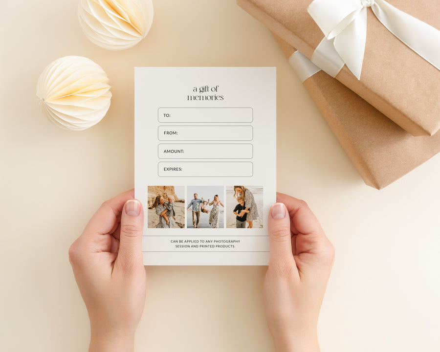 Photography Gift Card - GC130