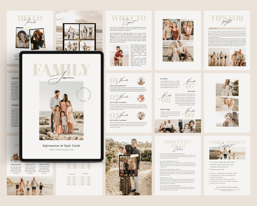 Family Session Information and Style Guide - MG083