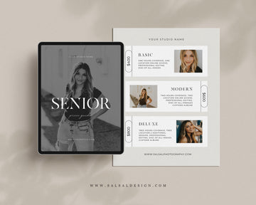 Senior Photography Pricing Guide Template - PG114