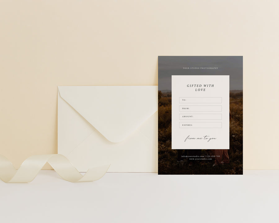 Photography Gift Certificate Template - GC128