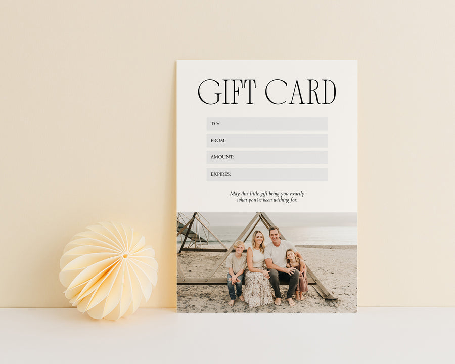 Photography Gift Certificate Template - GC139