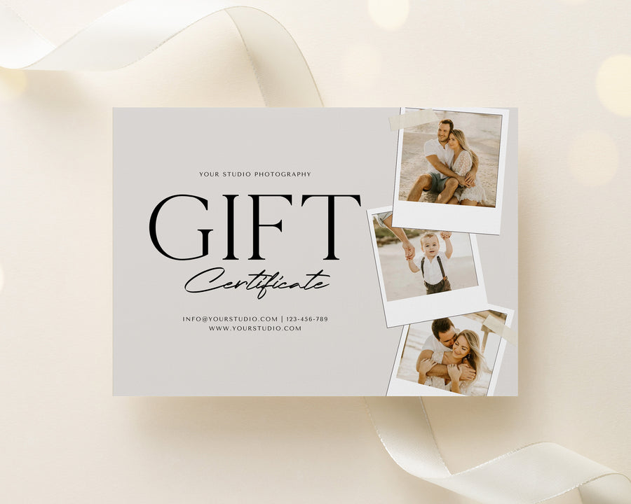 Photography Gift Certificate Template - GC141