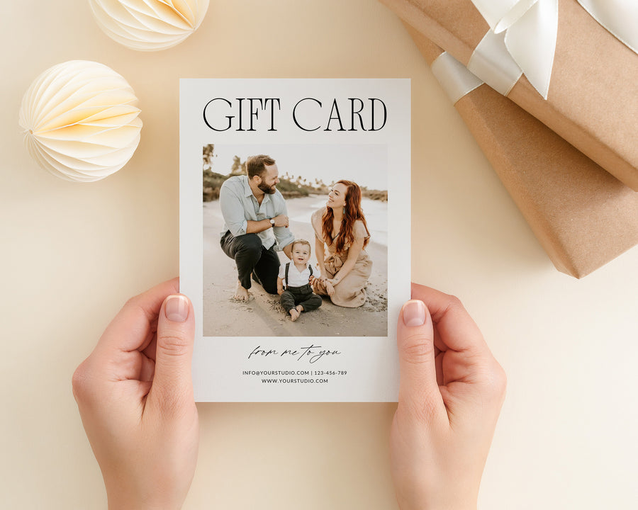 Photography Gift Certificate Template - GC137