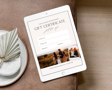Digital Gift Certificate Template - GC094