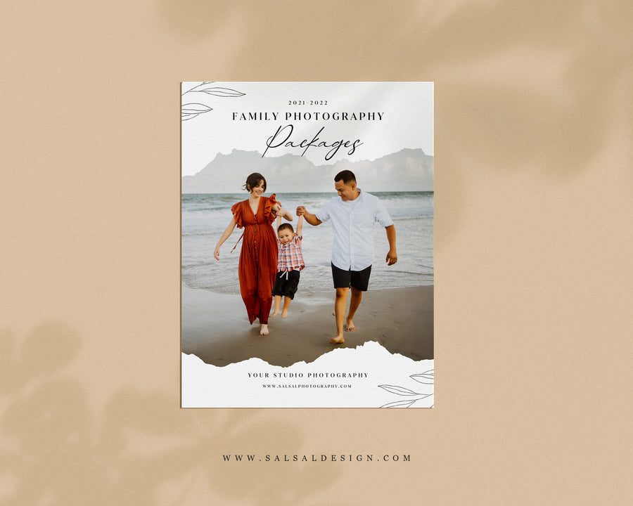 Family Photography Pricing Guide Template - PG073