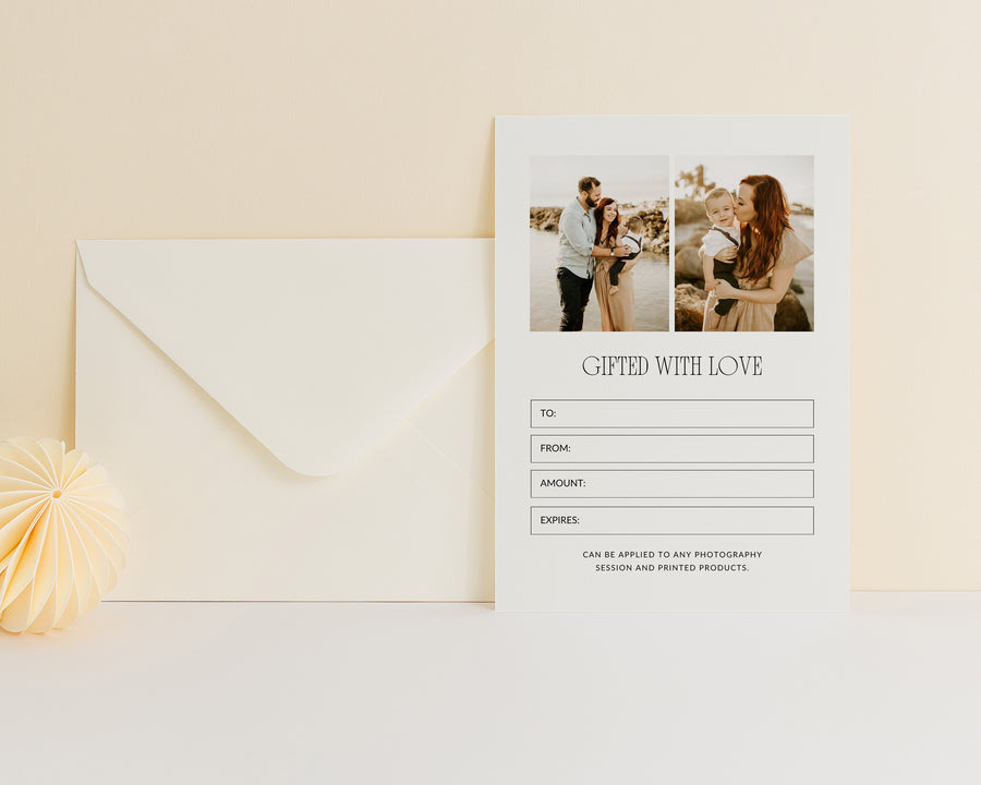 Photography Gift Certificate Template - GC137