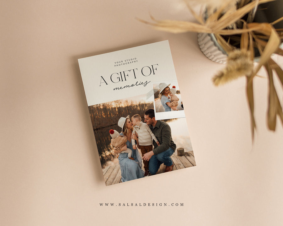 Photography Gift Certificate Card Template - GC105