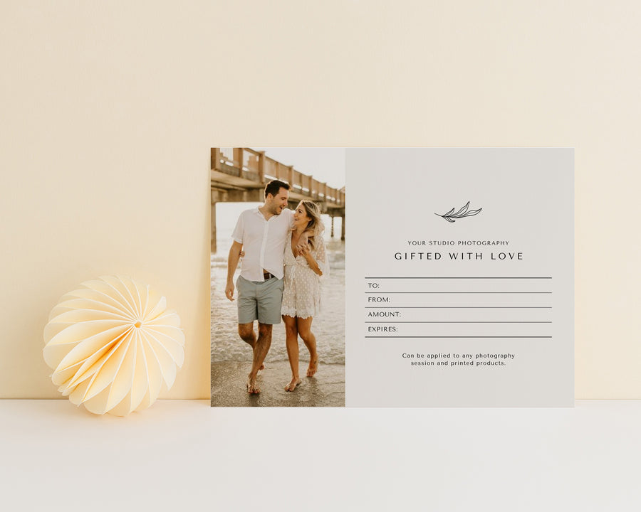Photography Gift Certificate Template - GC141