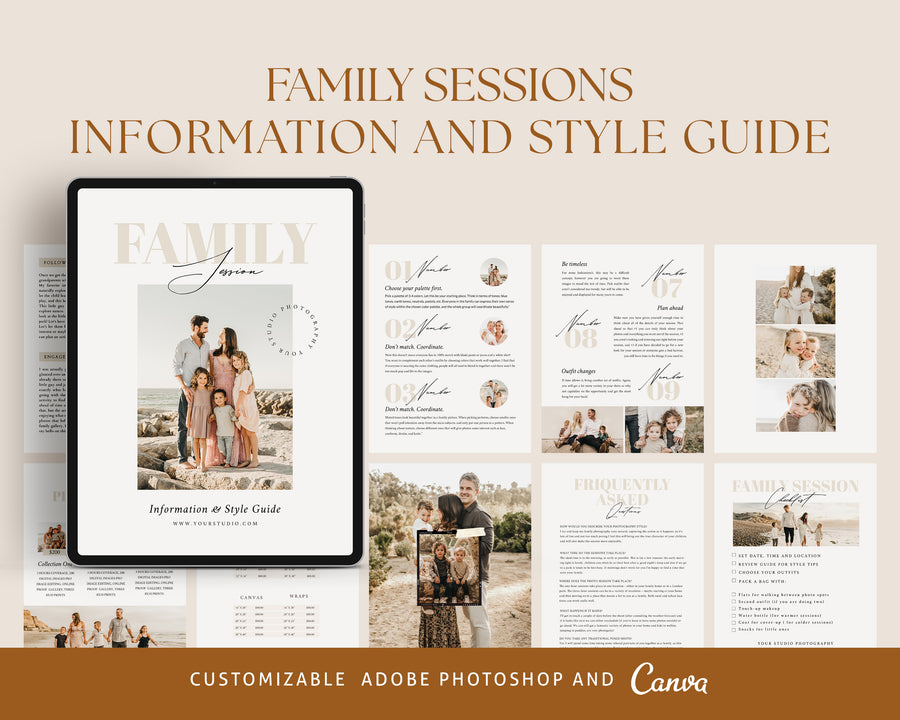 Family Session Information and Style Guide - MG083