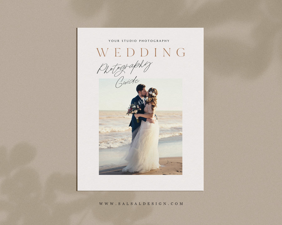 Wedding Photography Pricing Guide Template - PG092