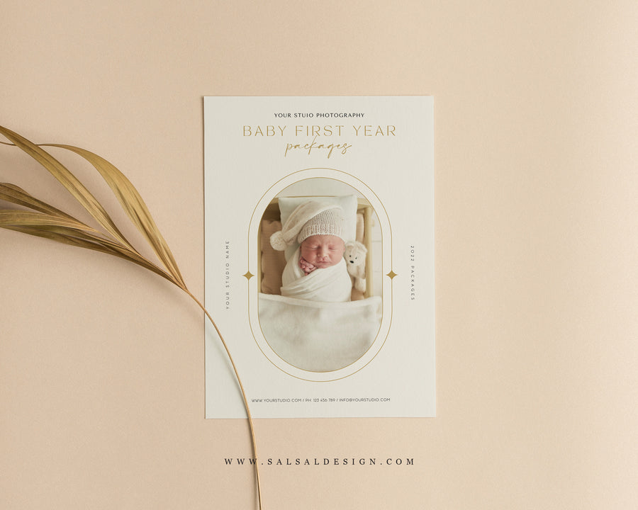Newborn Photography Pricing Guide Template - PG084