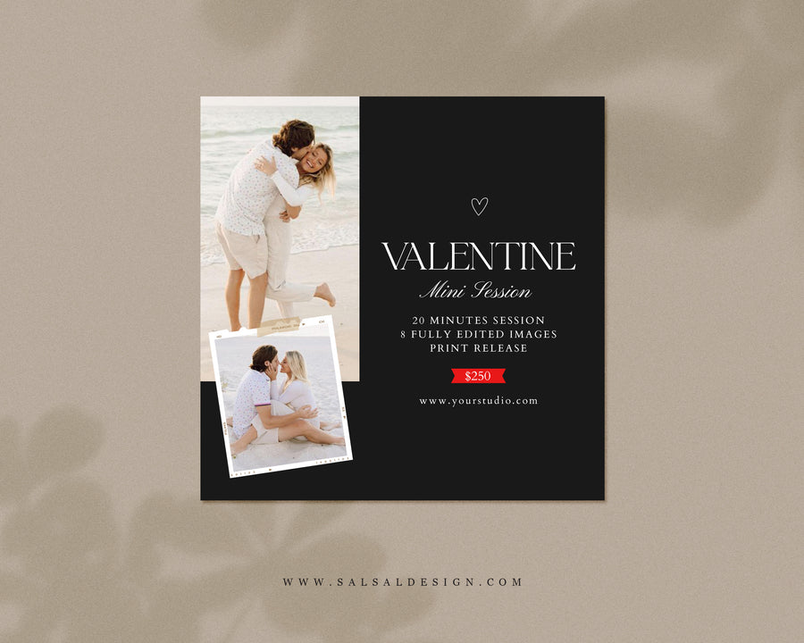Valentine Minis Canva Template For Photographers - MINI465