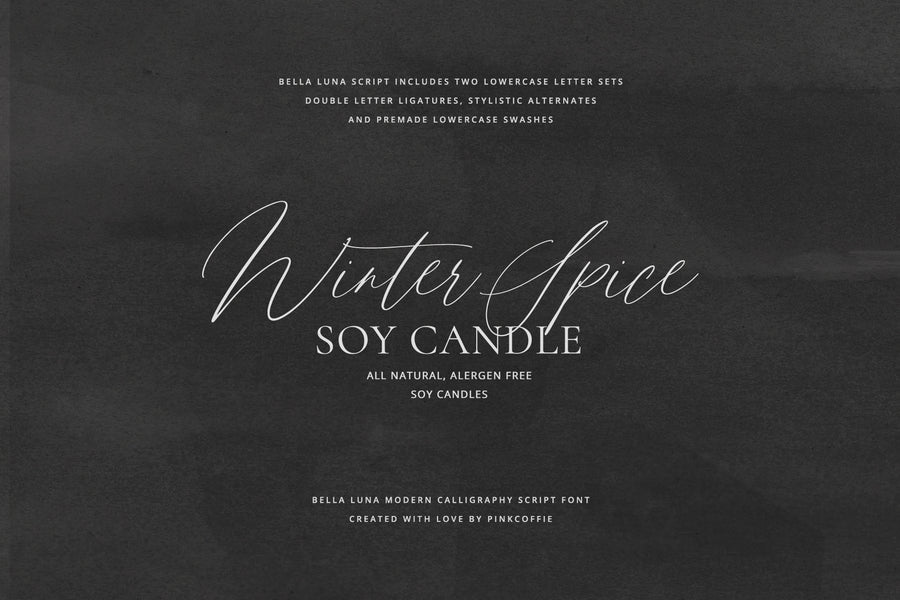 Bella Luna | Feminine Script Font