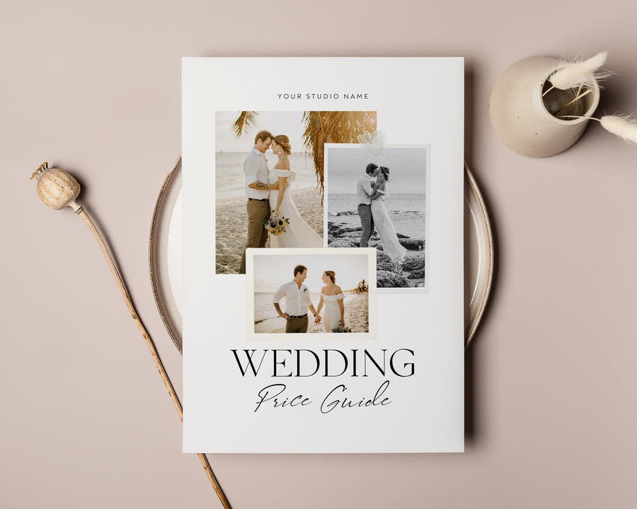 Wedding Photography Pricing Guide Template - PG101
