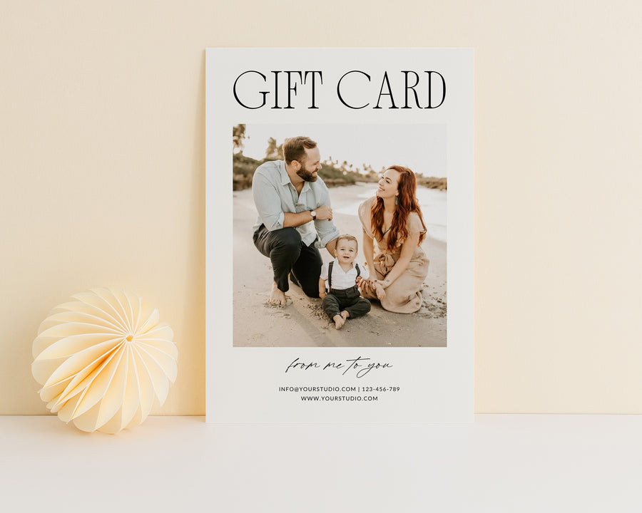 Photography Gift Certificate Template - GC137