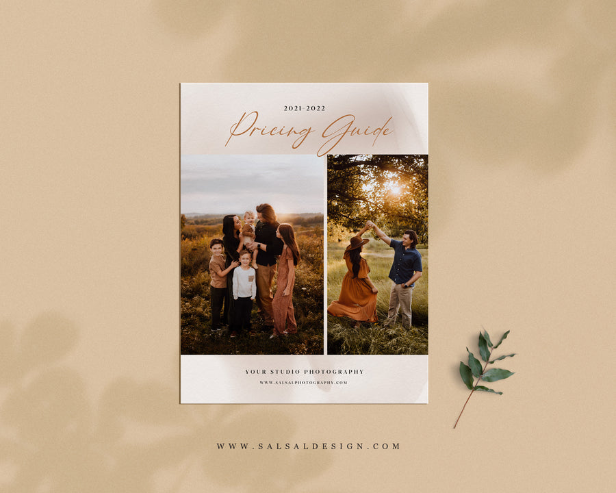 Photography Pricing Guide Template - PG074