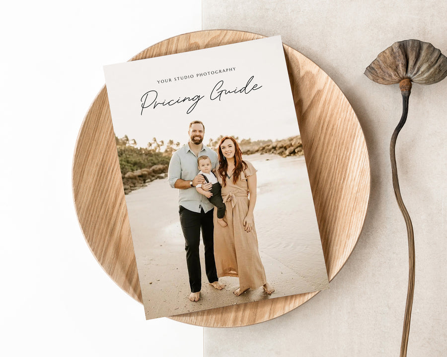 Family Photography Pricing Guide Template - PG107