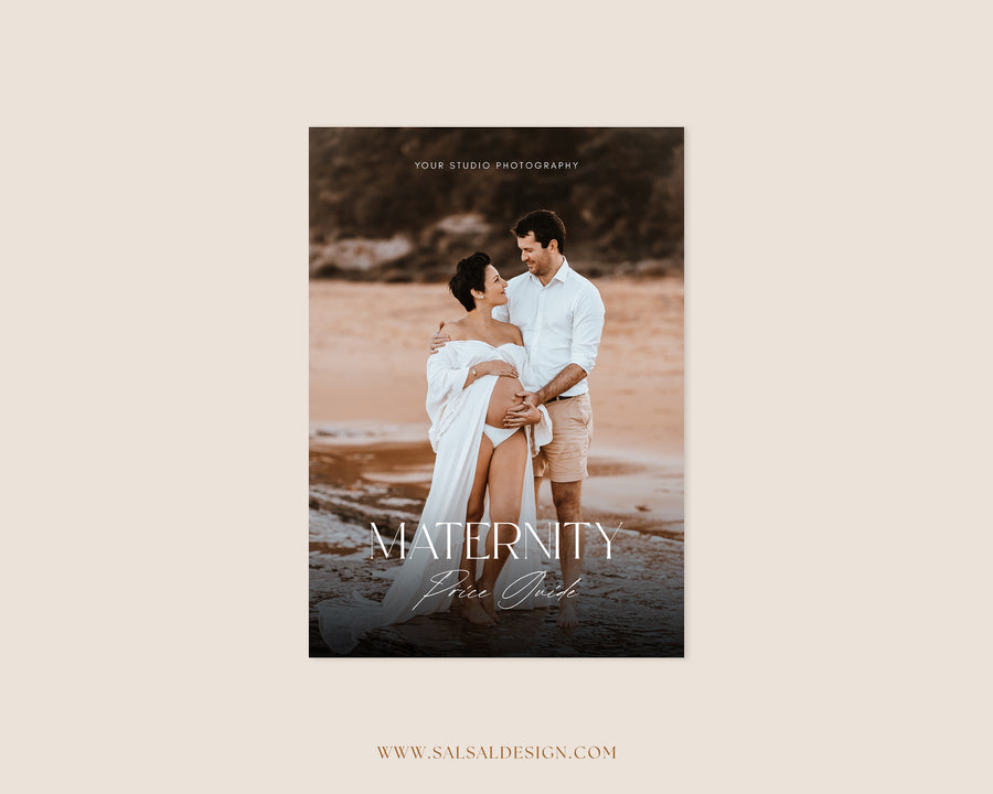 Maternity Photography Pricing Guide Template - PG093