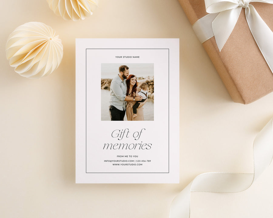 Photography Gift Certificate Template - GC138