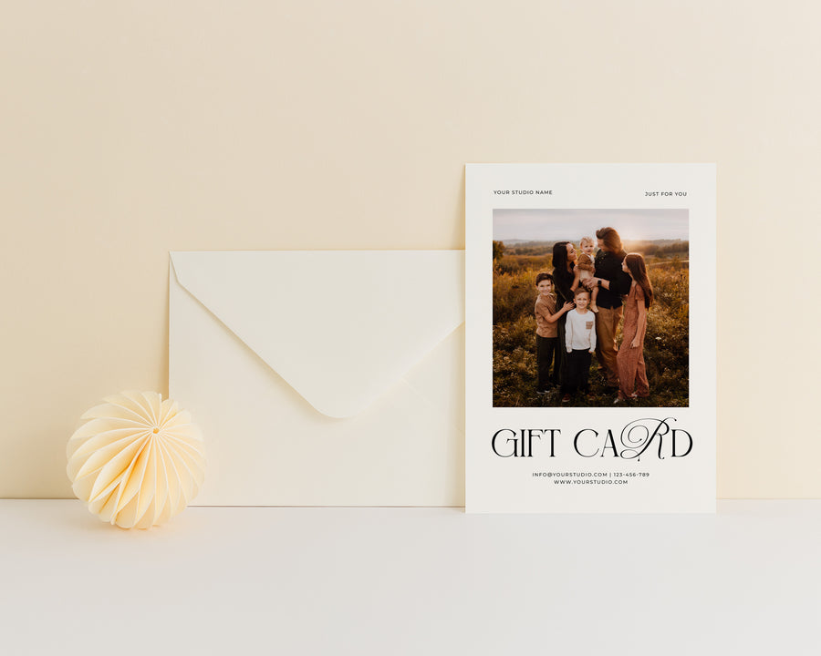 Photography Gift Card - GC131