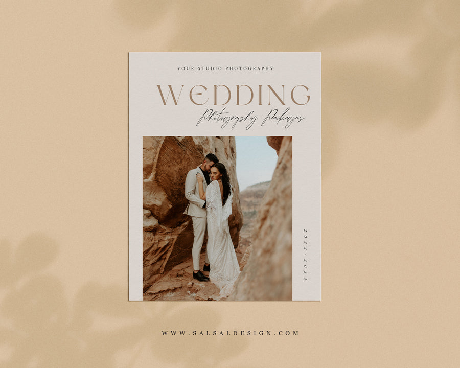 Wedding Photography Pricing Guide Template - PG076