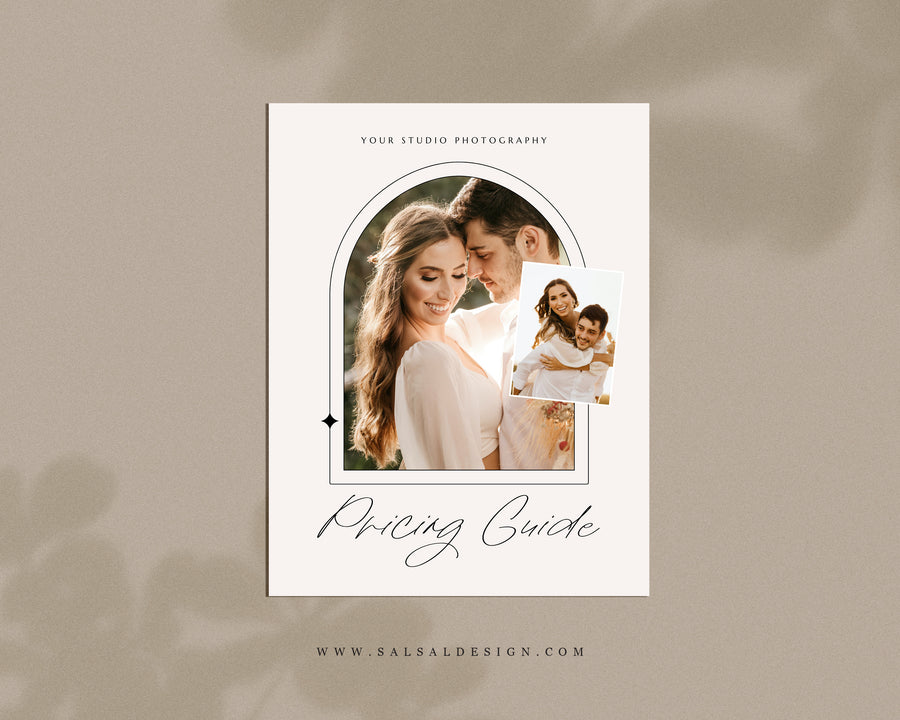 Wedding Photography Pricing Guide Template - PG091