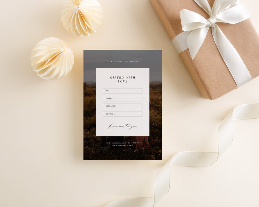 Photography Gift Certificate Template - GC128