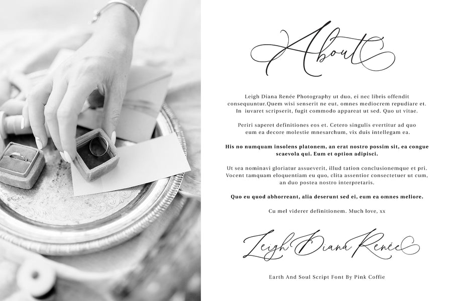 Earth And Soul | Elegant Script Font