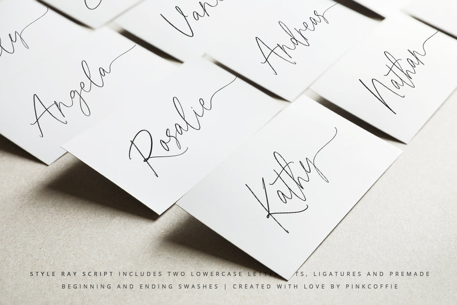 Style Ray | Casual Chic Script Font