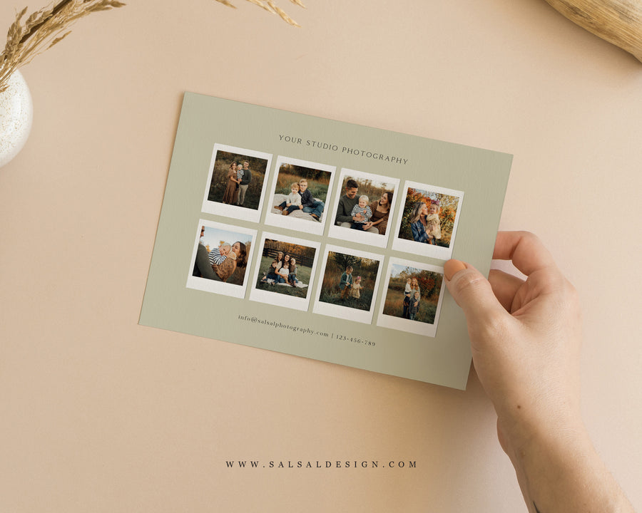 Photography Gift Certificate Card Template - GC101