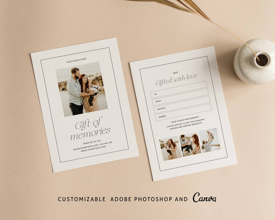 Photography Gift Certificate Template - GC138