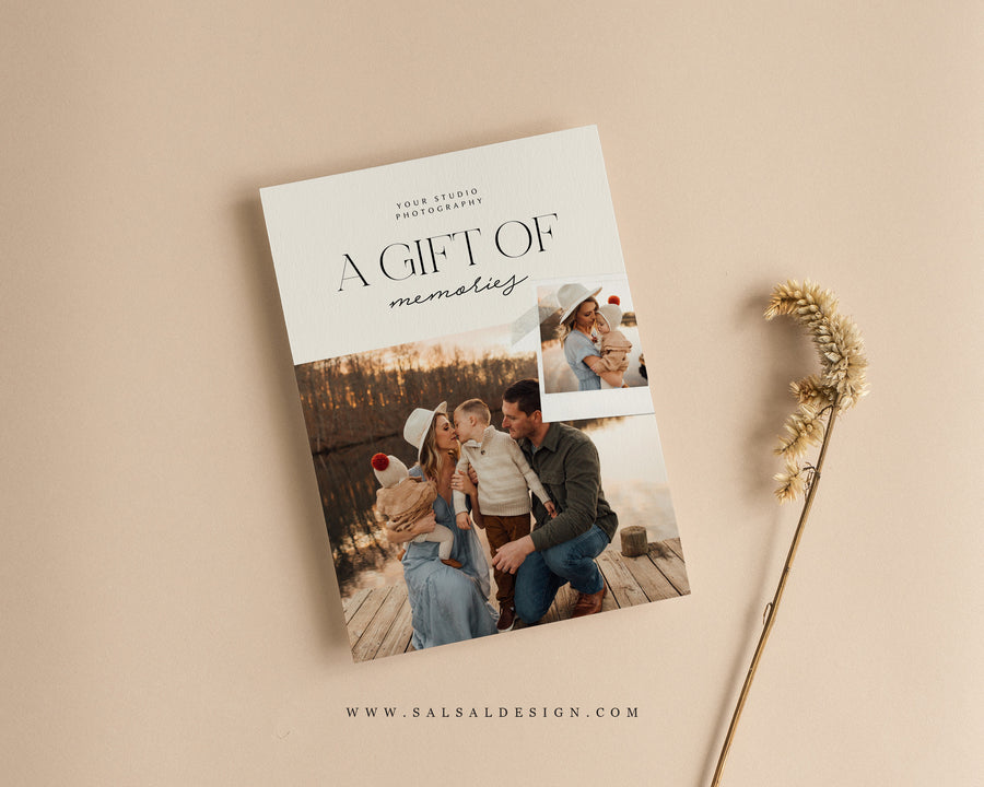 Photography Gift Certificate Card Template - GC105