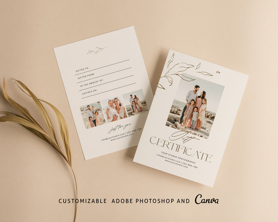 Photography Gift Certificate Template - GC127