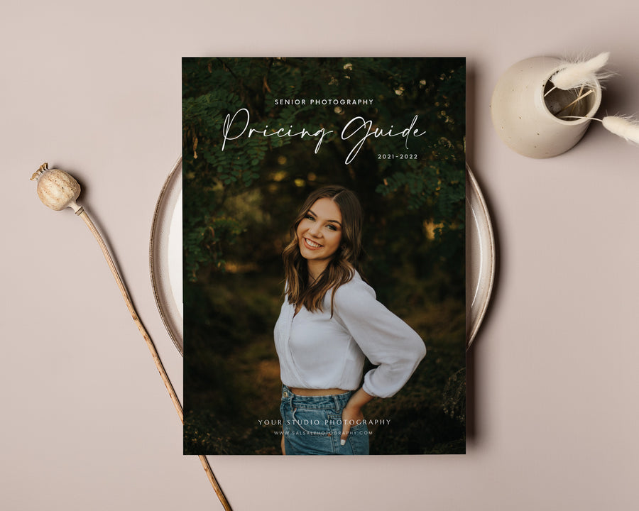 Senior Photography Pricing Guide Template - PG072