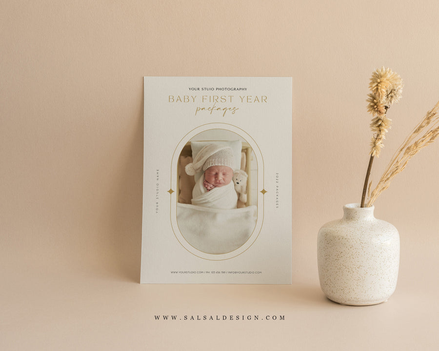 Newborn Photography Pricing Guide Template - PG084