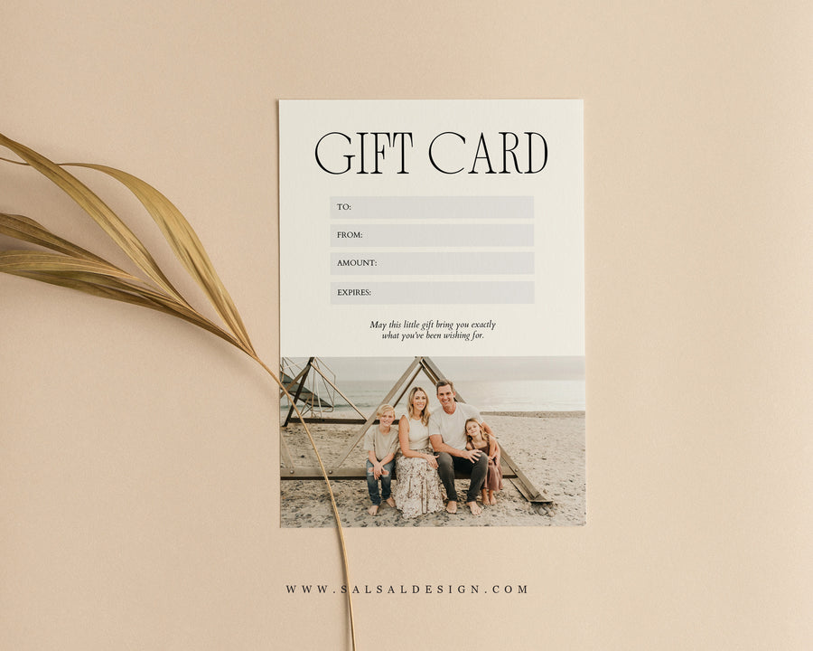 Photography Gift Certificate Template - GC139