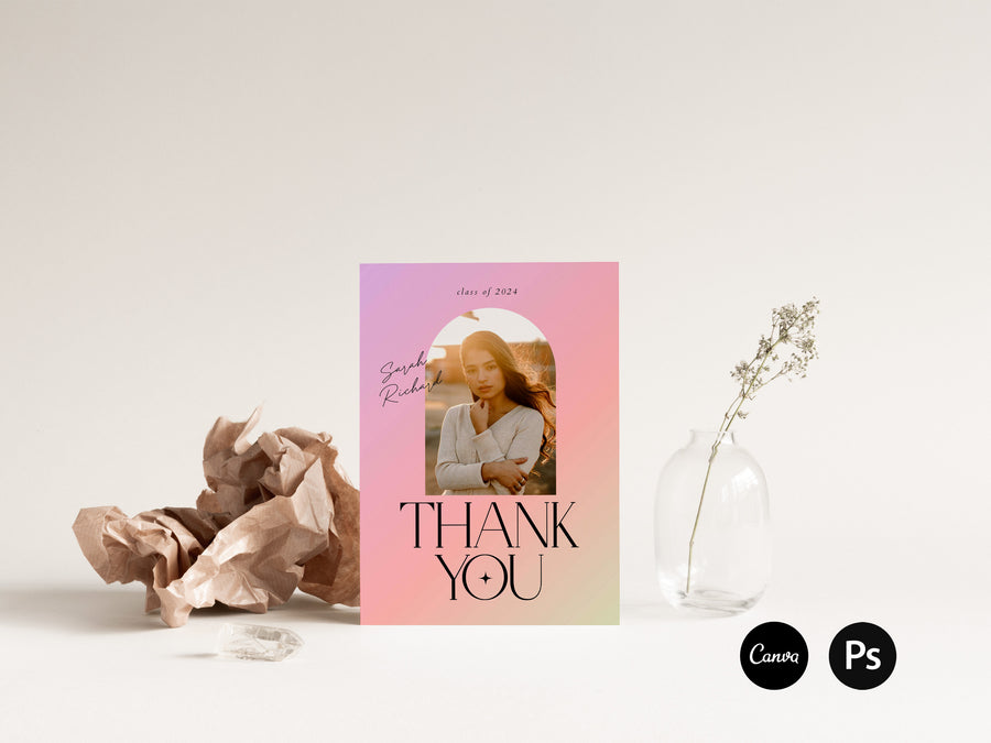 Graduation Bundle - Announcement, Invitation, Thank You Card & IG Story Templates - G444