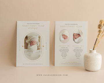 Newborn Photography Pricing Guide Template - PG084