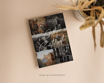 Studio Gift Certificate Card Template - GC082