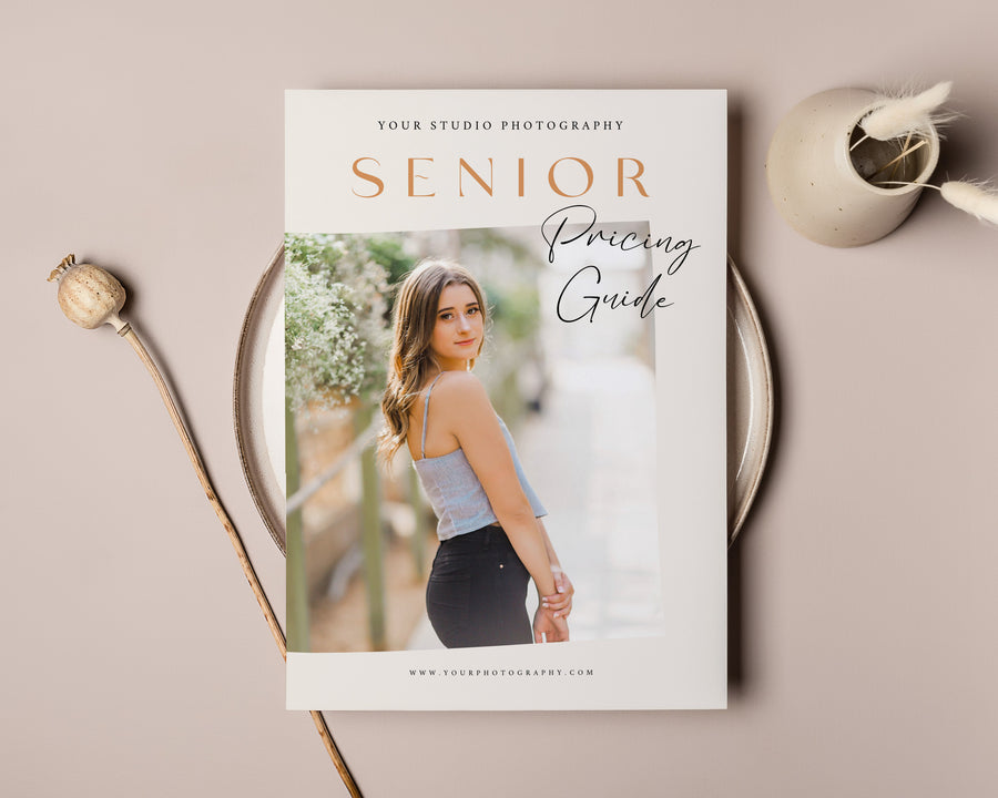 Senior Photography Pricing Guide Template - PG078