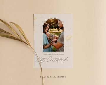 Studio Gift Certificate Card Template - GC085