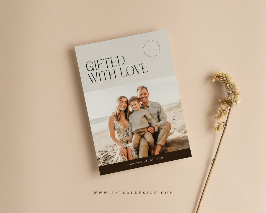 Photography Gift Certificate Card Template - GC119