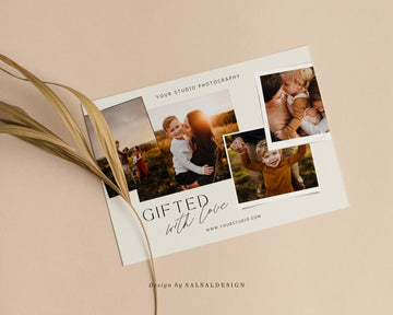 Studio Gift Certificate Card Template - GC079