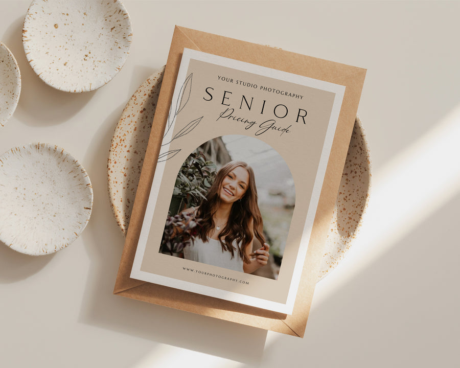 Senior Photography Pricing Guide Template - PG079